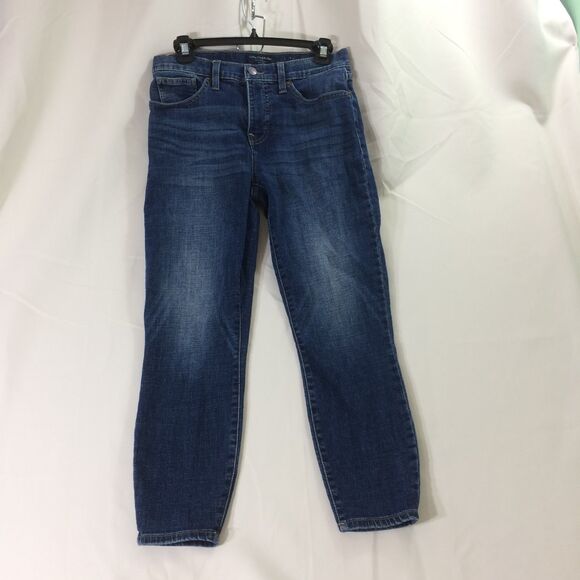 Lucky Brand Ava Mid Crop Jeans Women’s Size 6 / 28 Dark Wash Stretch Denim - Picture 3 of 5